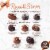 RUSSELL STOVER Assorted Crèmes Milk & Dark Chocolate Gift Box Perspective: top