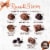 RUSSELL STOVER Caramels & Nuts in Milk & Dark Chocolate Gift Box Perspective: top