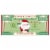 RUSSELL STOVER Christmas Santa Peppermint Bark Money Bar Perspective: top