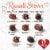 RUSSELL STOVER Valentine's Day Assorted Crèmes in Milk & Dark Chocolate Candy Gift Box Perspective: top