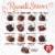 RUSSELL STOVER Valentine's Day WOW Assorted Milk & Dark Chocolate Gift Box Perspective: top