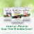 RUSSELL STOVER Sugar Free Dark Chocolate Pecan Delight Candy, 2.4 oz. bag Perspective: top