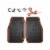 Armor All Custom Access 2-Pce Black All Season Truck/SUV Rubber Floor Mat Perspective: top