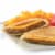 Sandwich Bros Angus Beef Patty Cheeseburger Pita Pocket Sandwiches Frozen Meal Perspective: top