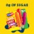 Popsicle Sugar Free Orange Cherry Grape Frozen Variety Pack Ice Pops Perspective: top