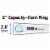 Avery™ White Clear Cover Durable Binder Perspective: top