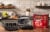 Johnsonville® Sizzling Sausage Grill - Black/Silver Perspective: top