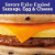 Jimmy Dean® Blueberry Griddle Cake Sausage Egg and Cheese Sandwiches Perspective: top