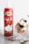 President Creamy Gourmet Whipped Cream Dessert Topping Vanilla Flavor Perspective: top