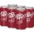 Dr Pepper Soda Mini Cans Perspective: top