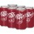 Dr Pepper Soda Mini Cans Perspective: top