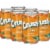 Crush Orange Caffeine Free Soda Cans Perspective: top