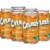 Crush Orange Caffeine Free Soda Cans Perspective: top