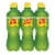 Sun Drop Soda Bottles Perspective: top