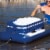 Intex® Mega Chill 2 Floating Cooler - White/Blue Perspective: top