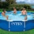 Intex Metal Frame Pool Set - Blue Perspective: top