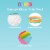 Intex 58 x 13 Inflatable Sunset Glow Colorful Backyard Kids Vinyl Splash Pool Perspective: top