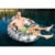 Intex 56835EP River Run I Camo Inflatable Floating Tube Raft with Cup Holders Perspective: top