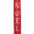 Union Christmas Illuminated Lighted 39 Inch Noel Candle with Cord and Light, Red Perspective: top