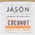 Jason Simply Coconut Soothing Toothpaste Perspective: top