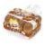 Nature's Harvest 100% Whole Wheat Hot Dog Buns Perspective: top