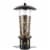 Perky-Pet Squirrel-Be-Gone Max Clear Plastic Bird Feeder with Flexports Perspective: top