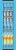 Laffy Taffy® Blue Raspberry Ropes Candy Box Perspective: top