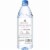 Evian Natural Spring Water Bottle Perspective: top