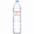 Evian Natural Spring Water Bottles Perspective: top