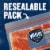 Wright Brand Double Smoked Thick Cut Bacon Stack Pack Perspective: top