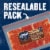 Wright Brand Hickory Real Wood Smoked Thick Cut Bacon Stack Pack Perspective: top