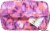 Scunci Floral Cosmetic Bag - Coral Perspective: top