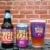 Abita Purple Haze Raspberry Lager Craft Beer Bottles Perspective: top