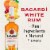 Bacardi Premium Bahama Mama Rum Ready to Drink Cocktail Single Bottle Perspective: top