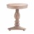 Linon Bree Wood Accent Side Table in Natural Brown Perspective: top