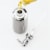 InterDesign Cameo Pump Dispenser - Silver Perspective: top