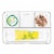 iDesign Clarity Divided Drawer Organizer Perspective: top