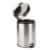 InterDesign Step Can with Bucket Insert - Brushed Nickel Perspective: top
