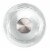 iDesign Forma 2 Sink Stopper - Clear/Stainless Steel Perspective: top