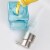 iDesign Casilla Modern Foaming Soap Pump - Blue Perspective: top