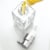 iDesign Casilla Modern Foaming Pump Soap Dispenser - Clear Perspective: top