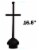 Toilet Plunger with Holder for Bathroom, Multi Drain Suitable for Bathtubs, Quick Dry, Bronze Perspective: top