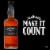 Jack Daniel's Bonded Tennessee Whiskey Perspective: top