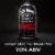 Jack Daniel's Tennessee Whiskey & Coca-Cola Ready to Drink Cocktail Perspective: top