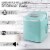 Igloo Automatic Self-Cleaning Portable Countertop Ice Maker with Handle - Aqua Perspective: top
