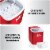 Igloo Automatic Portable Countertop Ice Maker - Retro Red Perspective: top