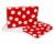 American Greetings Wrapping Paper Sheets with Gridlines Stripes and Polka Dots Perspective: top