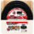 Leaktite Screw-Top Lid for 3.5 & 5 Gal. Pail, Black LD5GRLBK006 Perspective: top