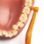 TEPE Interdental Brush Angle Cleaners - Dental Brushes Between Teeth 25 Pk, Orange .45mm Perspective: top