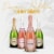 Korbel Brut Rose California Champagne Perspective: top
